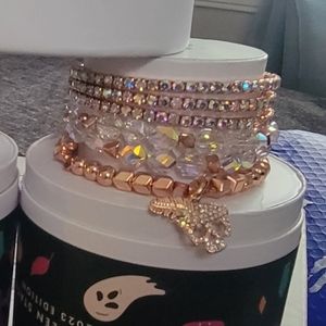 Roaring 20's bomb party stack rose gold